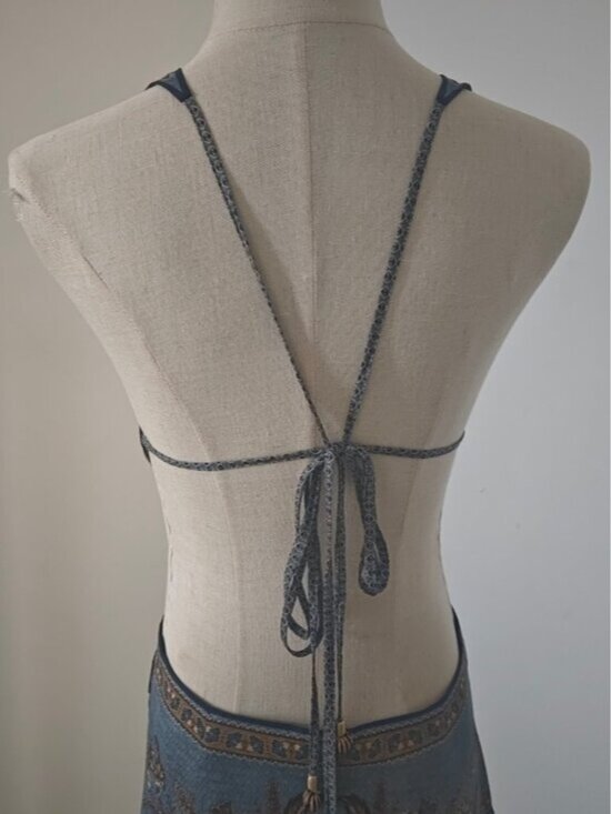 Zimmermann Ascension Plunge Halter Dress - Picture 4 of 10